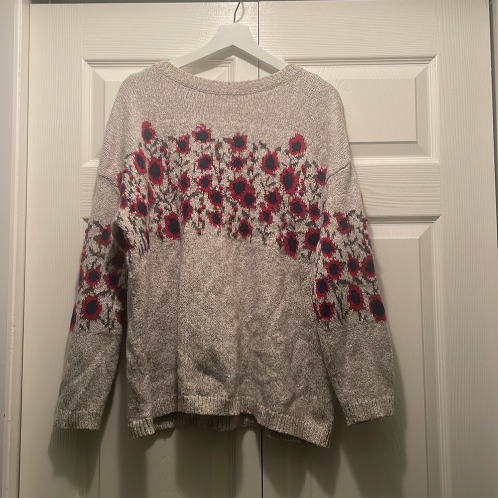 J. Jill Floral Sweater